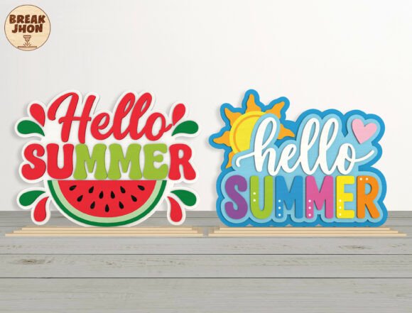 Bring the Season Home: The Hello Summer 3D Layered Sign Bundle