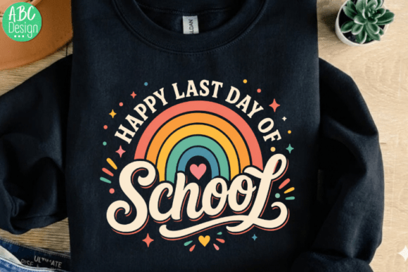 Celebrate the Final Bell with This Vibrant Digital Design