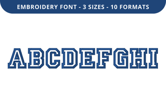 College Outline Font a to I: A Fresh Take on Classic Design