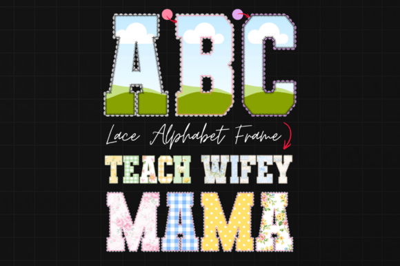 Lace Alphabet: Elegant Canva Font Frame Template Guide