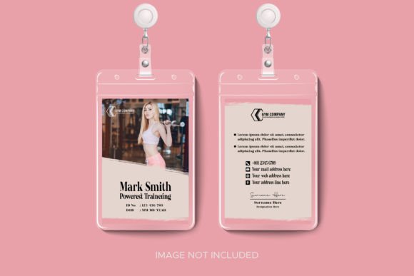 Modern Gym & Fitness ID Card Design for Professionals