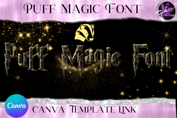 Puff Magic Font: A Typeface with Hufflepuff Heart