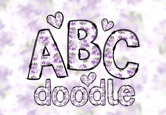 Spring Doodle Letters: A Fresh Take on Floral Typography
