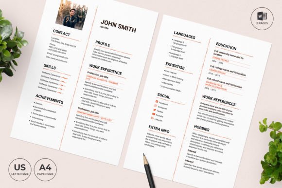 Steak House Resume Template CV: Secure Your Dream Job