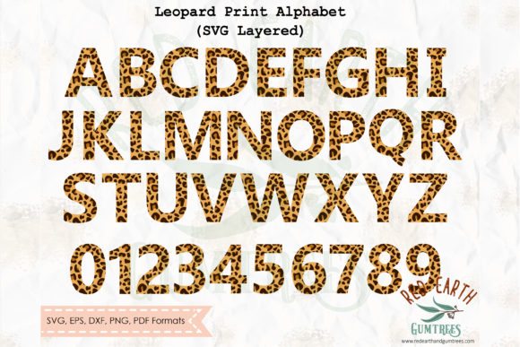 Unleash Your Wild Side with Leopard Print Letters